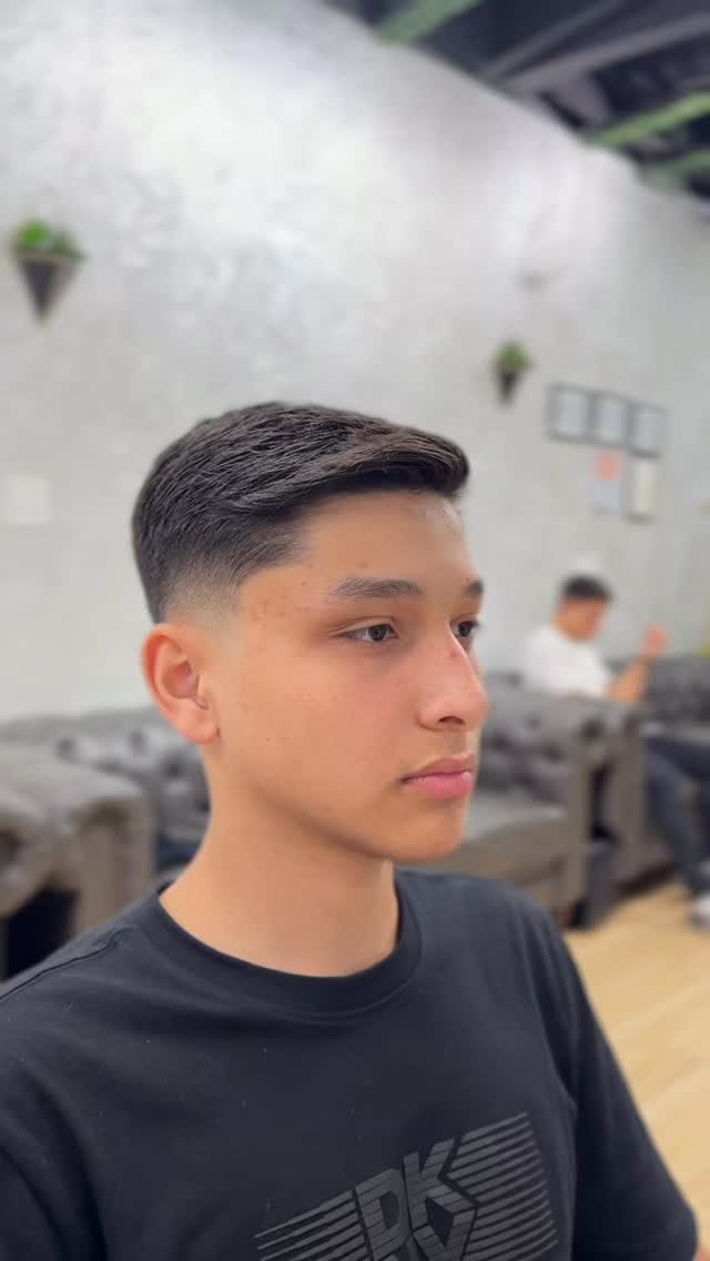 Fresh low fade haircut by Eleven Barbers, Midwood Brooklyn