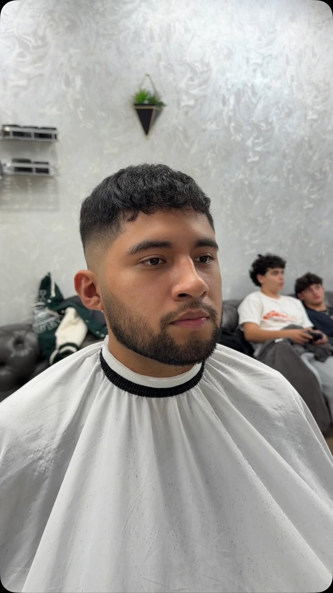 Fade with sculpted beard by Eleven Barbers Brooklyn